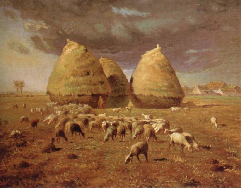 Jean Francois Millet Spring,haymow oil painting picture